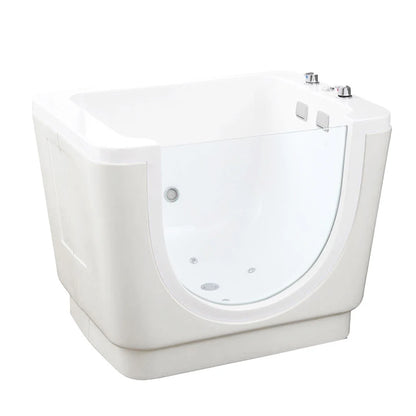 1100X850X850mm Infant Baby Portable Spa Acrylic Hydromassage Whirlpool Kids Children Bathtub NS807A
