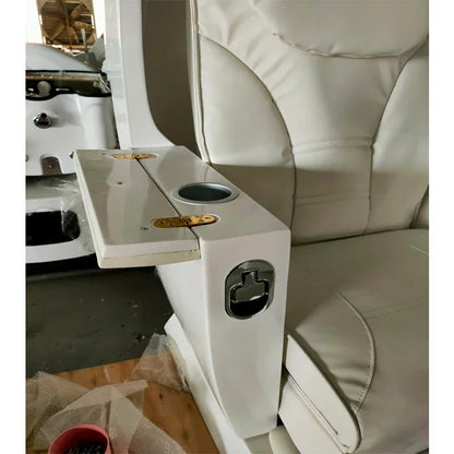 Fauteuil de pédicure en forme d'œuf, style moderne, design neuf, confortable, mobilier de spa pour les pieds avec matériaux de haute qualité
