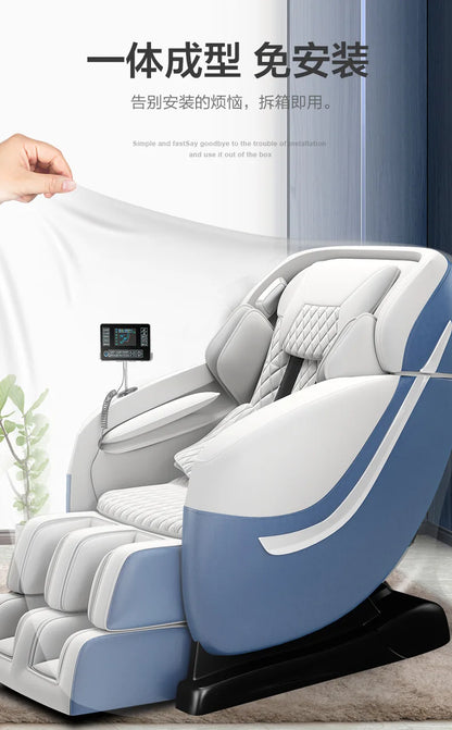Massagesessel Haushalt Luxus Massagesofa 4D Bewegung SL Doppelschiene Intelligente Sprachsteuerung
