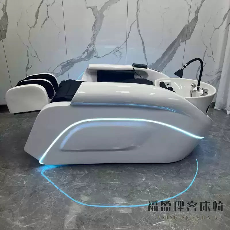 LTT electric smart shampoo bed barber shop hair shop semi-automatic flushing bed