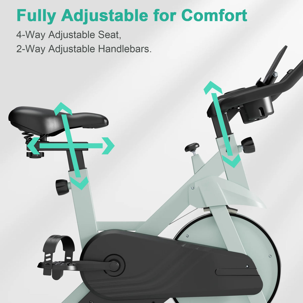 Superun Heimtrainer, Standfahrrad mit 32-stufigem Magnetwiderstand für Zuhause, geräuscharmes Trainingsfahrrad für den Heimgebrauch