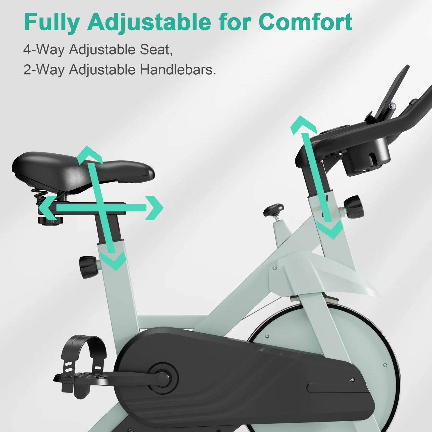 Superun Heimtrainer, Standfahrrad mit 32-stufigem Magnetwiderstand für Zuhause, geräuscharmes Trainingsfahrrad für den Heimgebrauch
