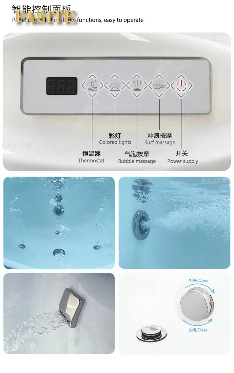 Cross-border acrylic children's baby pool infant thermostatic doll bathtub