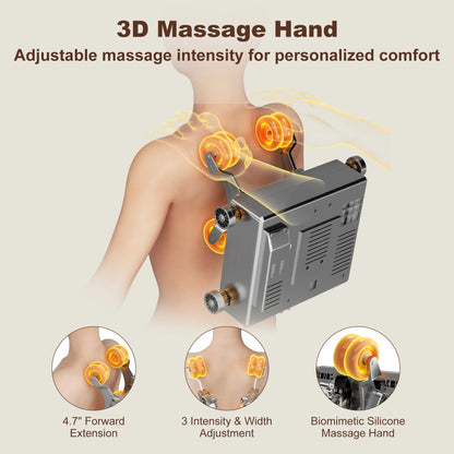 USA Local Delivery  3D Airbag Zero Gravity full body Massage Chair Home 3D Foot Roller Shiatsu Office Chair
