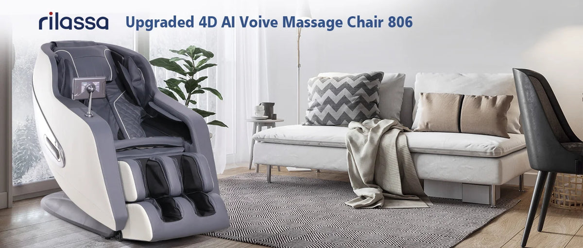 2025 4D-Massagesessel KI-Sprachsteuerung Schwerelosigkeitsmassagesessel Ganzkörper-Shiatsu-Scan- und Relaxsessel mit Yoga-Stretch
