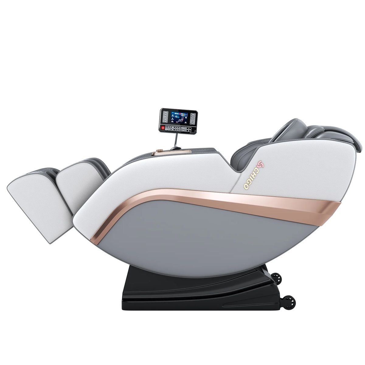 Style moderne maison meubles de luxe en cuir véritable Commercial sain USB connecter chaise de Massage intelligente télécommande pour le corps