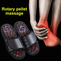 Acupoint Massage Slippers Massager Shoes For Feet Unisex Flop Health Care Rotating Feet Chinese Acupressure Home Flip
