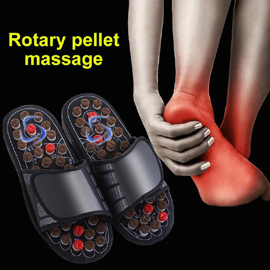 Akupressur-Hausschuhe Massage-Schuhe Für Füße Unisex Flop Gesundheitspflege Rotierende Füße Chinesische Akupressur Zuhause Flip-Flops