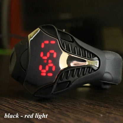 Fashion LED Digital Watch for Men – Silicone Band, LED Screen Sports Wristwatch, Electronic Creative Clock Reloj Hombre