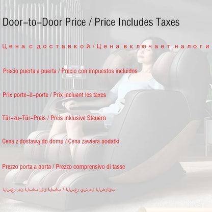 AUX 6D Shiatsu-Massagesessel, Smart-Massagesessel, Ganzkörper-Schwerelosigkeits-Streckmassagesessel, Relax-Massagesessel