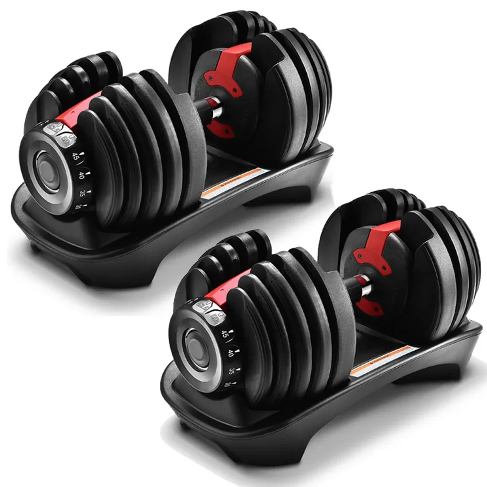 24KG Dumbbells Rubber Iron Adjustment Multiple Weight Dumbell Cheap Adjustable Dumbbells Home fitness equipment