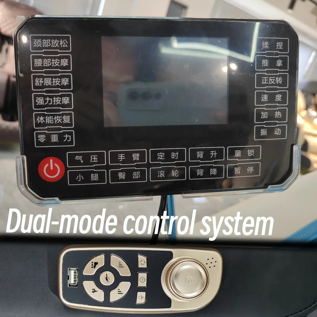Günstiger häuslicher elektrischer Schultermassager mit Luftdruck 8D Luxus-Ganzkörpermassagesessel