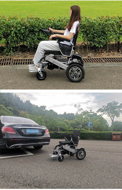 BC-EA8000 Electric Wheelchair Lightweight Foldable Electric Wheelchair Germany Portable Electric Wheelchair