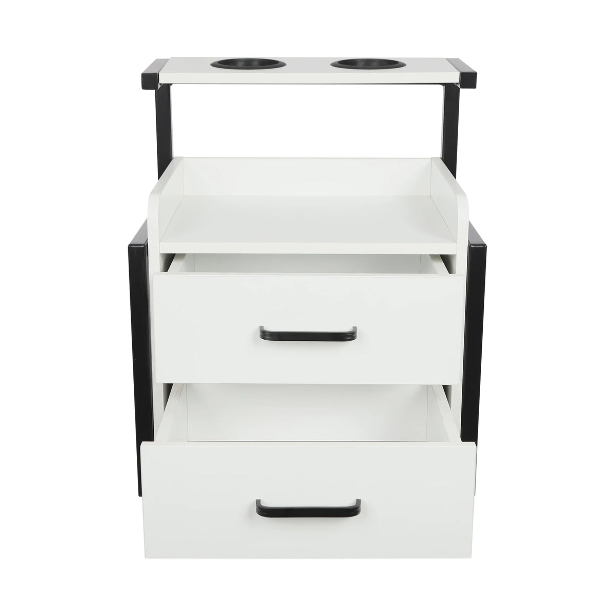 Multifunktionale Salonwagen Wandmontierter Friseurschrank Friseursalon Spezial Dauerwellen-Färbemittel-Ablageregal Möbel