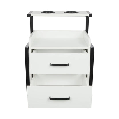Multifunktionale Salonwagen Wandmontierter Friseurschrank Friseursalon Spezial Dauerwellen-Färbemittel-Ablageregal Möbel