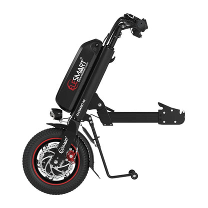 Handcycle électrique léger et attachable 12,8 Ah 500 W pour le sport/pliable