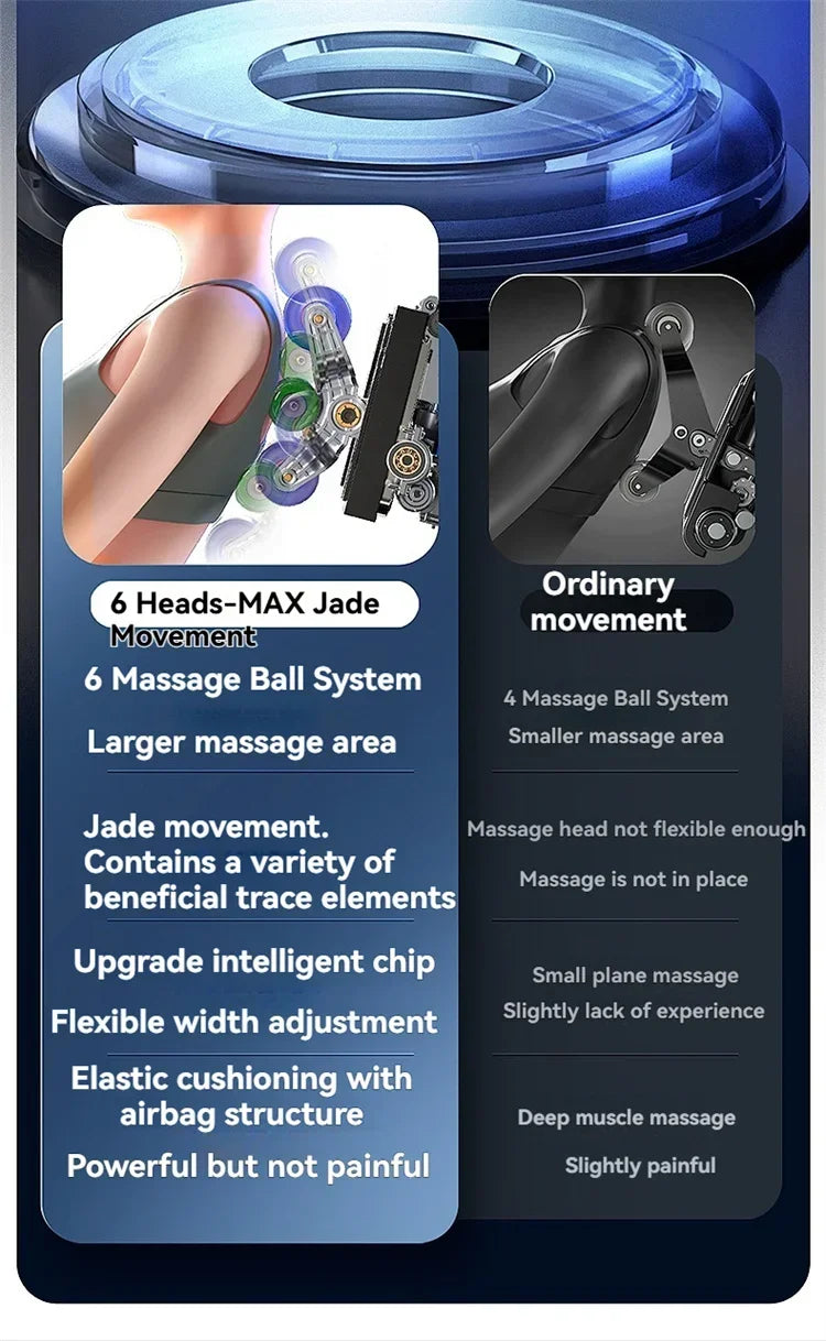 Dual-Core 6D+6D Massagesessel Ganzkörper-Schwerelosigkeits-Massagesessel mit Heizung Tiefenentspannungs-Massagesessel
