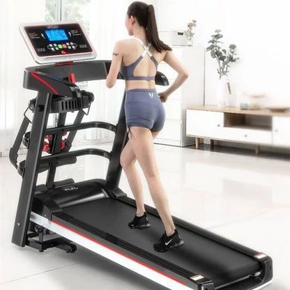 New A6S Electric Treadmill Multifunctional Home Fitness Foldable Treadmill Running Machine Indoor Exercise Equipment LCD Display