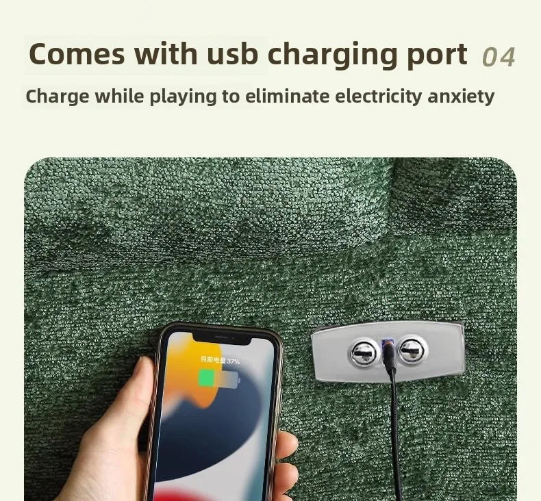 Smart Elektrischer Lazy-Sofa-Sessel Wohnzimmer Modern Einzelsitz mit Schlafmodus Multifunktionales Design Komfortable Ruhe