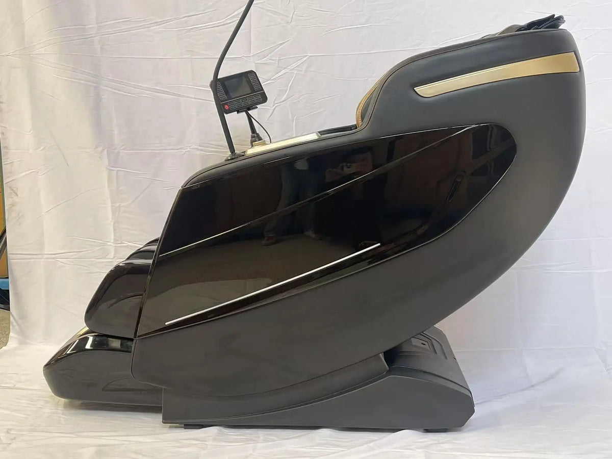Großhandel Luxus-Ganzkörper-4D-Schwerelosigkeit-Shiatsu-Massage-Sessel mit elektrischer Heizung, moderner Stil, Taillen-, Bein-, Fußmassagefunktionen