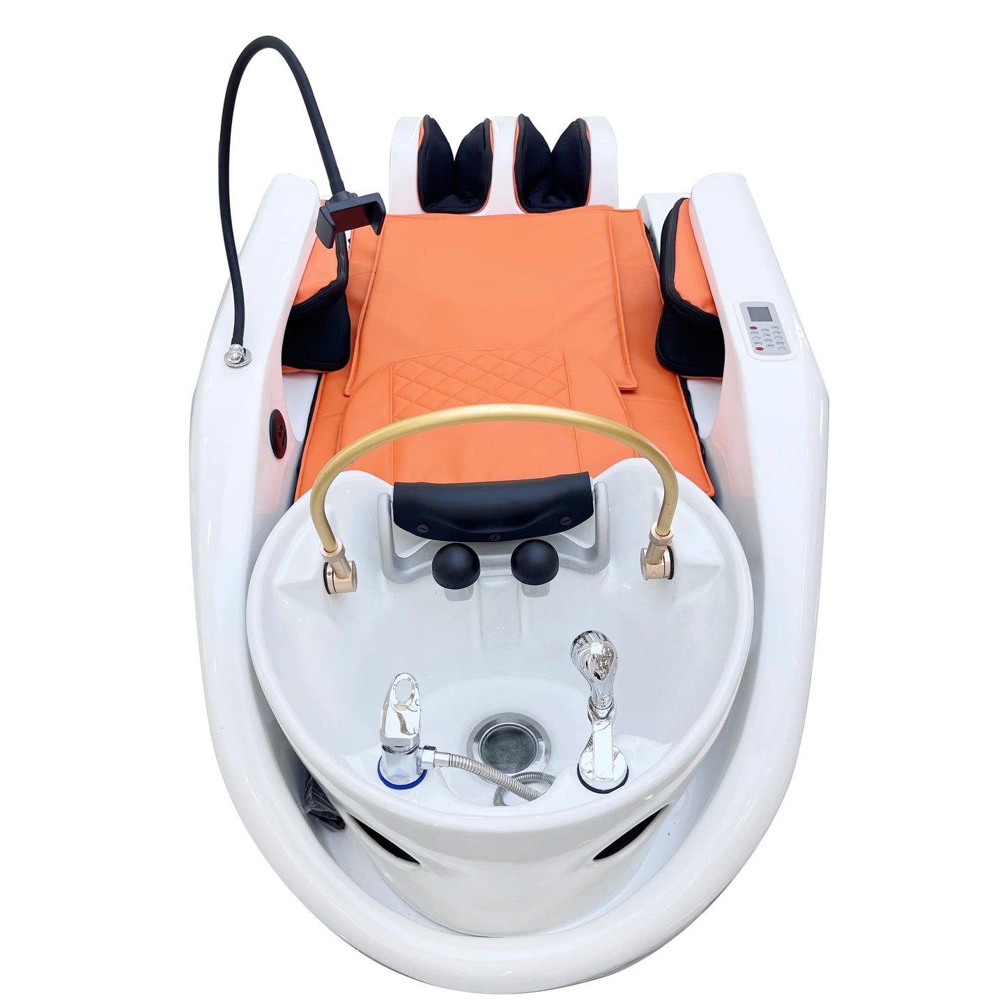 Waschbeckenstuhl, elektrisch intelligente Spa-Massageliege, Waschsessel