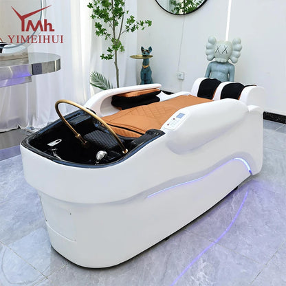 Liege-Elektromassage-Multifunktions-Ganzkörper-Spa-Kopf-Wasserturbinen-Shampoo-Liegen