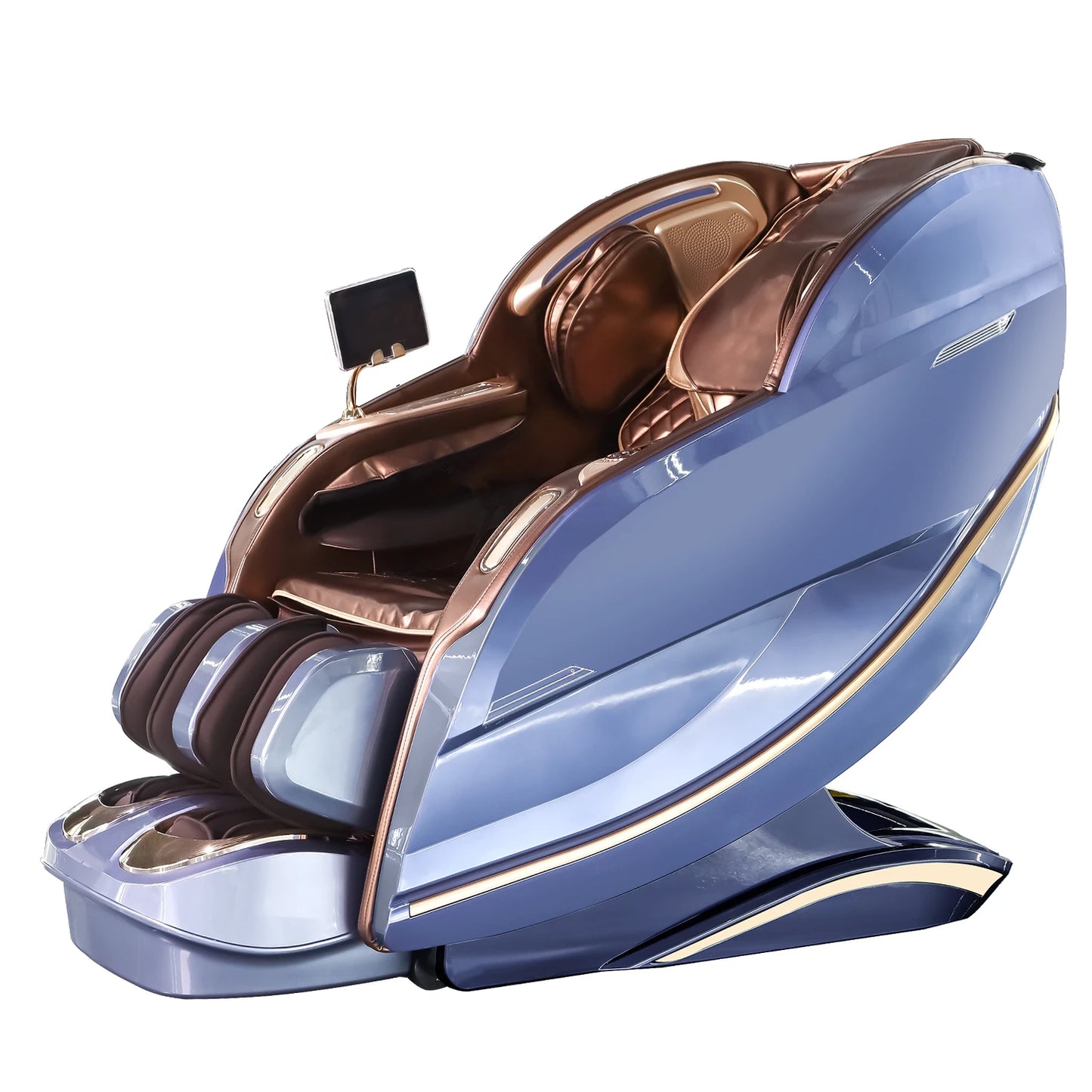 Zero Gravity 4D Massagesessel SL-Track (L-Track) Ganzkörper-Luftmassage Elektrischer Relaxsessel für Heimbüro 3 Jahre Garantie