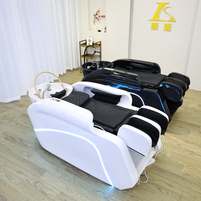 Head SPA Hydrotherapy Automatic Massage Shampoo Bed Hair Salon Furniture Massage Table Health store Equipment Factory Direct