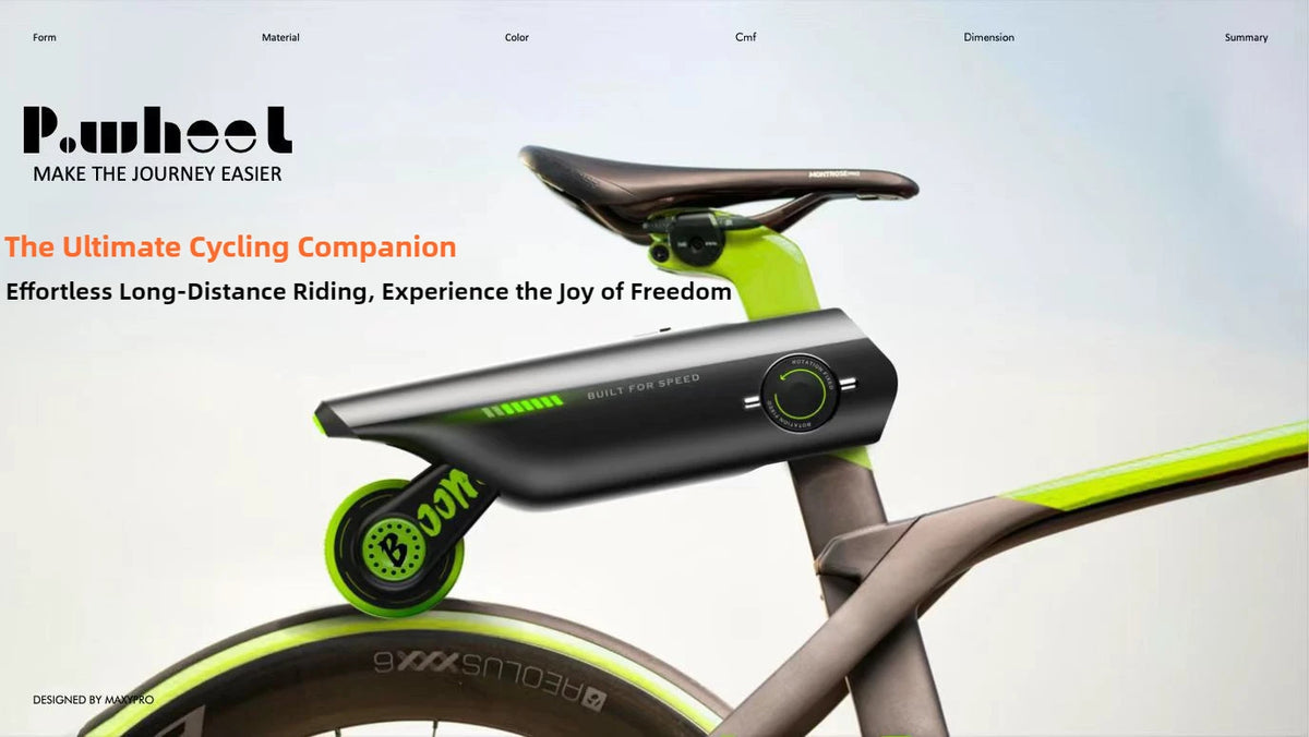P.Wheel vélo électrique Booster 18V10AH batterie 200w Portable vélo Booster accessoires durables vélo VTT Suite