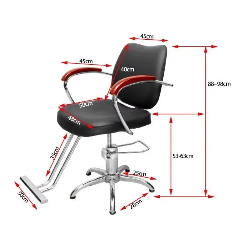 Großhandel Einfache Friseursalon-Ausstattung Barbier-Stühle Friseurstühle Styling-Stuhl für Friseurladen