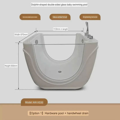 Grenzüberschreitende Acryl-Kinderbecken, Baby-thermostatische Puppenbadewanne, kommerzieller Mutter-und-Kind-Laden