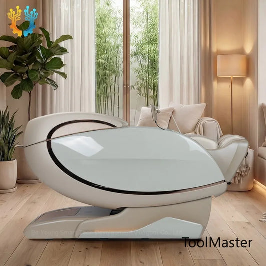 [2026] Chaise de massage de bureau intégrale ultra-confortable et robuste 6D, divers modes de massage, fonction zéro gravité, directement de l'usine