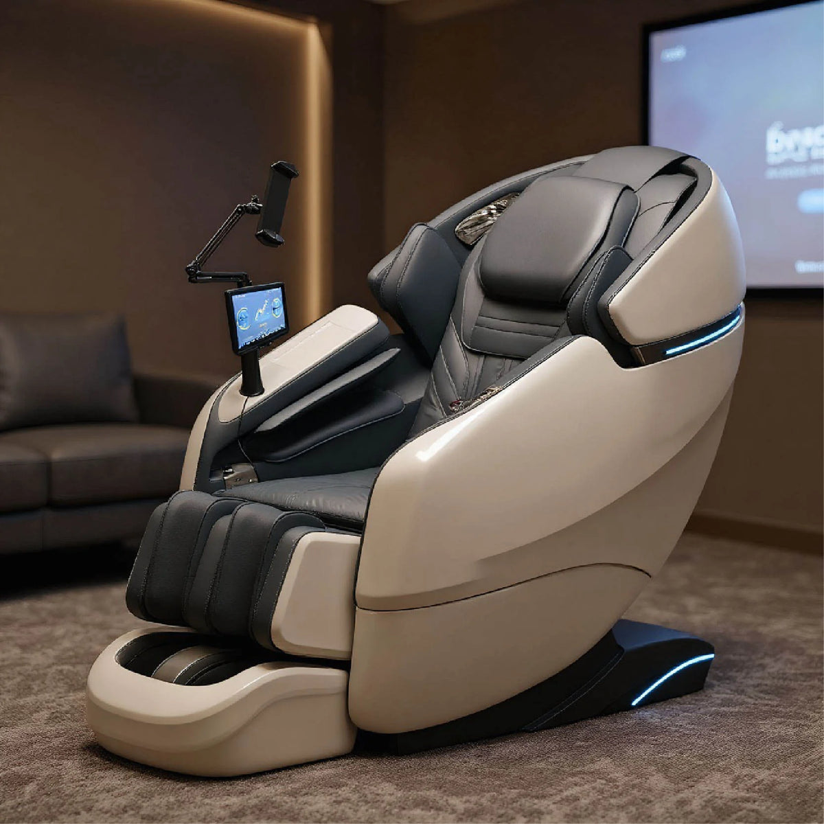 Fauteuil de massage de luxe SL avec bras robotisé, intelligence artificielle vocale automatique et fonction gravité zéro