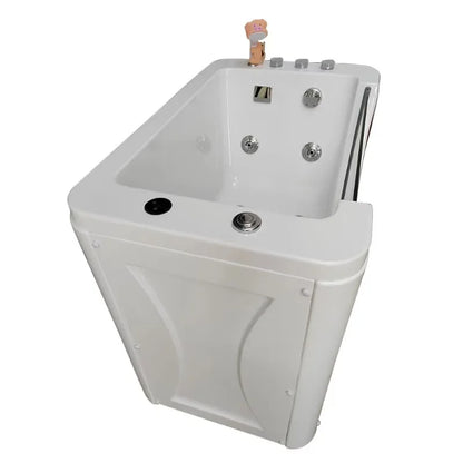 2026 Modernes Design Ozon Professioneller Haustier-Hunde-Whirlpool Freistehende Massage-Haustierbadewanne Wasch-Pflege-LED-Haustier-Spa-Badewanne