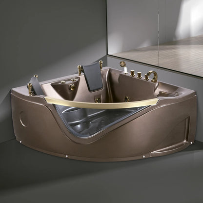 M138 Badezimmer-Wandeck-Whirlpool, Chromotherapie, Indoor-Spa, Doppelpersonen-Surf-Massagewanne