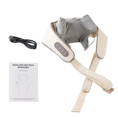 Wireless Neck &amp; Back Massager – Kneading Shoulder, Cervical, and Trapezius Relaxation Shaw