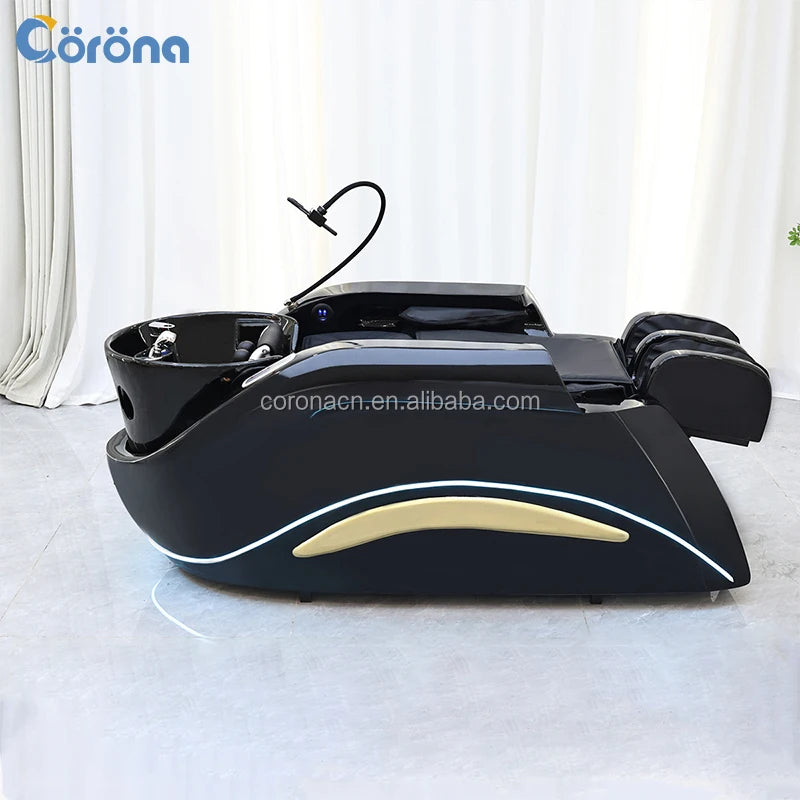Wassertherapie Haar-Spa-Bett Kundenspezifisches elektrisches Massage-Shampoo-Bett