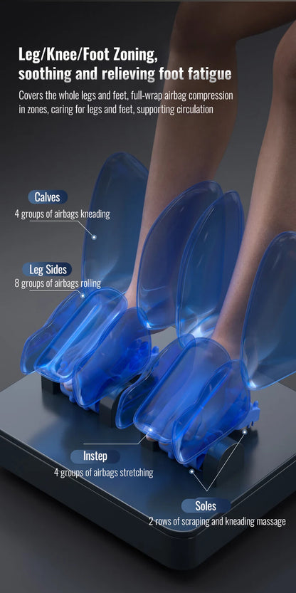 Bester Luxus 2024 High-End Elektrischer 4D 3D Zero Gravity Ganzkörper-Stretching-Massagesessel Ganzkörpermassagegerät