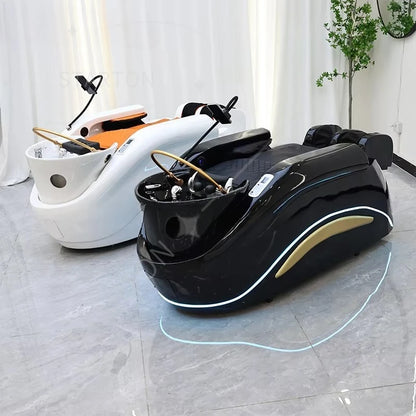 Wassertherapie Haar-Spa-Bett Kundenspezifisches elektrisches Massage-Shampoo-Bett