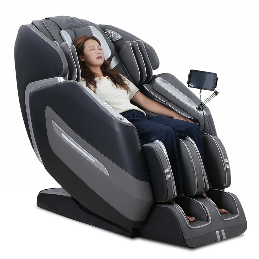 2026 Bester Luxus Smart SL Track 5D Zero Gravity 4D Großmann Beheizter Rollen-Ganzkörpermassagesessel Shiatsu Massage für Hand Fuß Neu
