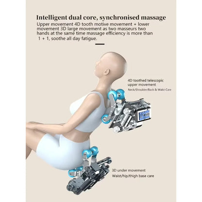 OEM Modern Shiatsu Massager Blood Circulation SL Track Full Body Luxury 4d Ai Zero Gravity Massage Chair