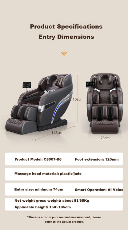 New Music Full Body Remote Simple Zero Gravity OEM Premium Malaysia Massage Chair With Voice Control