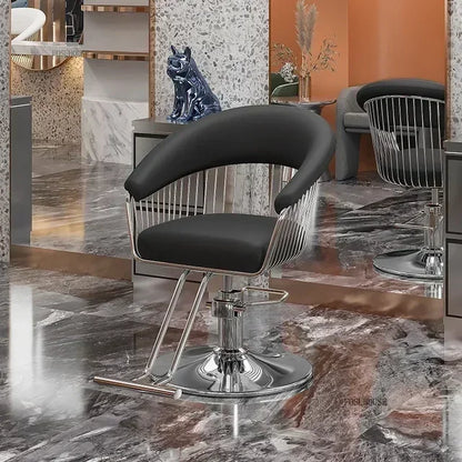 Nordic Salonmöbel Friseurstühle Friseursalon Professioneller Friseurstuhl Hebebarer Drehstuhl Schönheitssalon Friseurstuhl