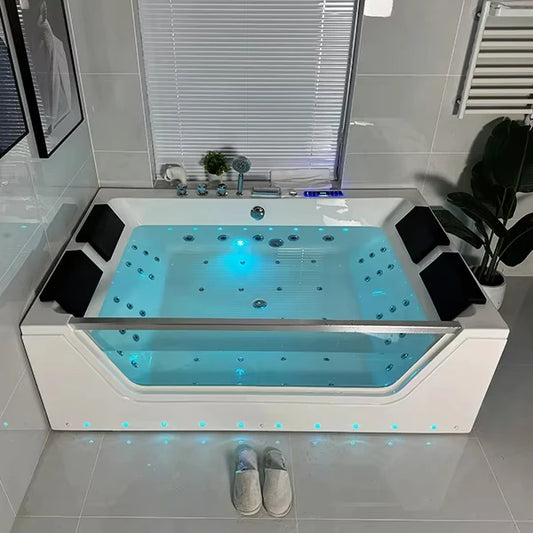 Fabrikverkauf Luxus-Freistehende Whirlpool-Badewanne Sprudelbad 2-Personen-Whirlpool Individuelle Massagebadewanne mit Spa