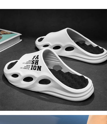 Herren-Mode-Massage-Slipper, Indoor/Outdoor-Sandalen, Strand-Flip-Flops, dicke Sohle, Herren-Slides, Sommer-rutschfeste Herren-Dusch-Slipper