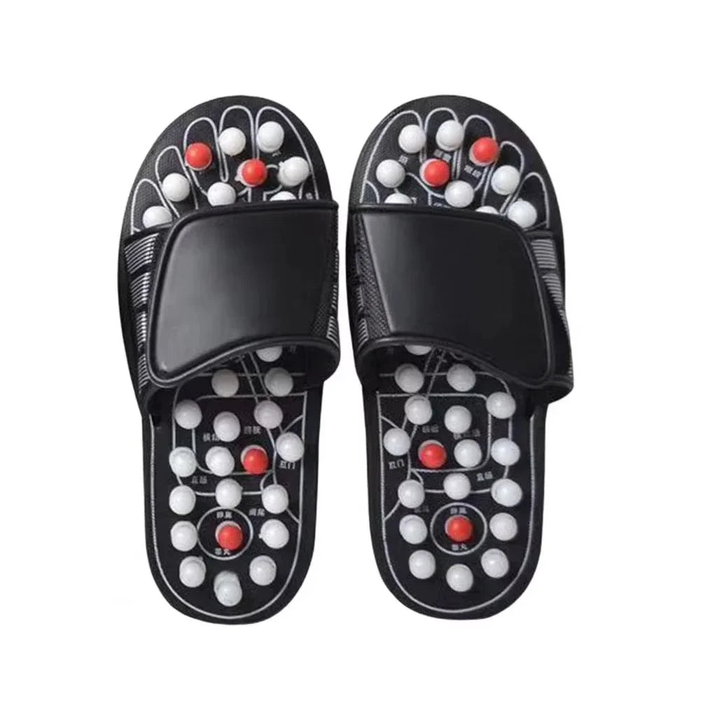 Shiatsu Foot Massager - Plantar Fasciitis Relief Acupressure Reflexology Stimulation Massage Sandals