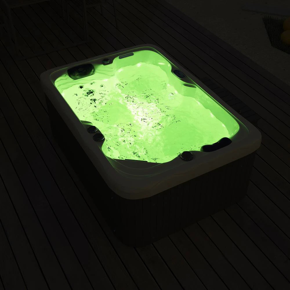 Spa Jacuzzi Lazy Hot Spring Hot Tub Freistehende Badewanne für den Außenbereich
