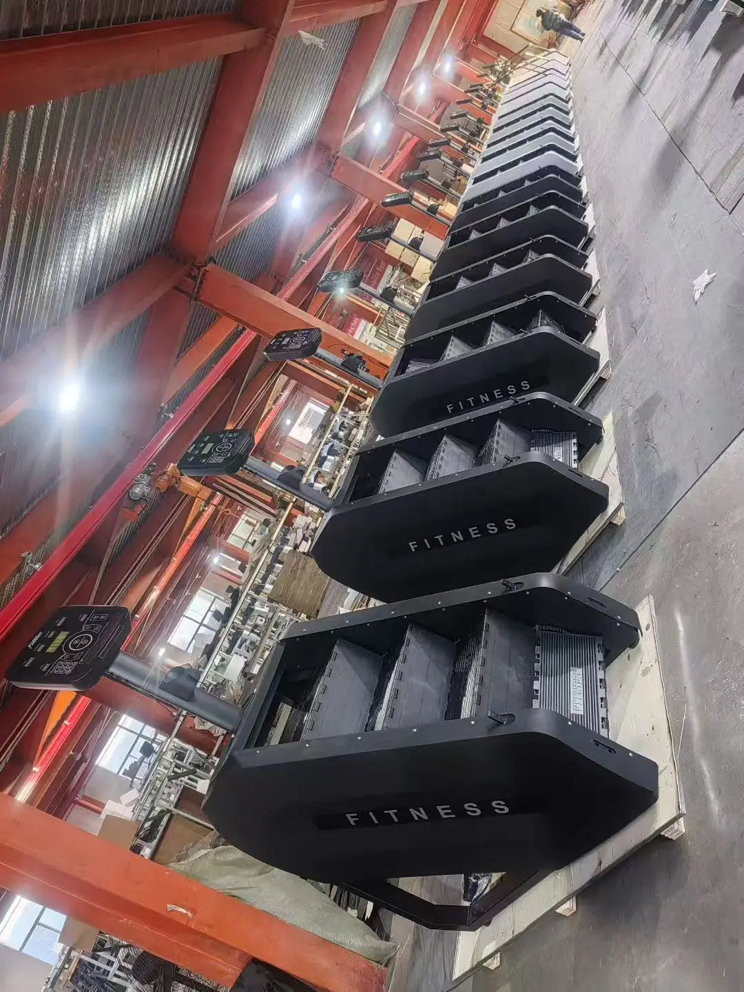 Fabrik Stair Master Klettermaschine Leiter Fitnessstudio Bodybuilding-Gerät Kommerzielles Cardio-Fitness-Treppensteiger