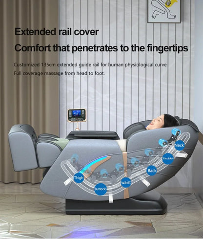 Massagesessel Ganzkörper Zero Gravity Shiatsu SL Track Airbag-Massage 3 Jahre Garantie Elektrische Massagesessel für Büromassage
