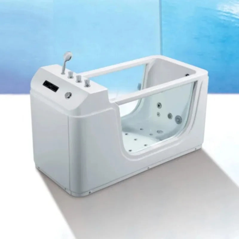Kleiner Acrylfarbener Jacuzzi Baby Spa Hydrotherapie Badewanne Lufttherapie Whirlpool Massagewanne für Babys